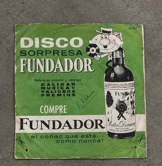 Disco Sorpresa Fundador Pedro Domecq (Vinilo Promocional)