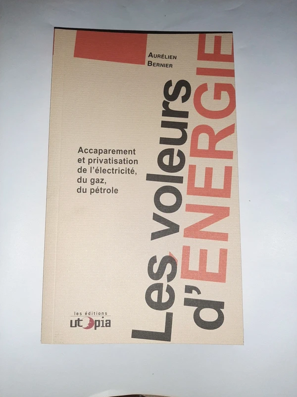 Les voleurs d'énergie  accaparement et privatisation de l'électricité du gaz du pétrole
