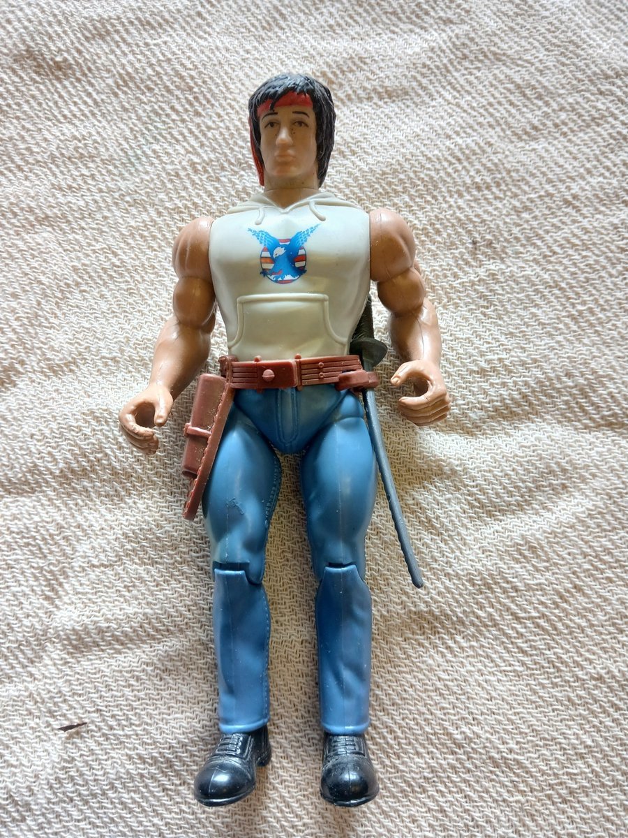 Originale Rambo Force Of Freedom Fire Power Rambo John J. Vintage Coleco 1986 