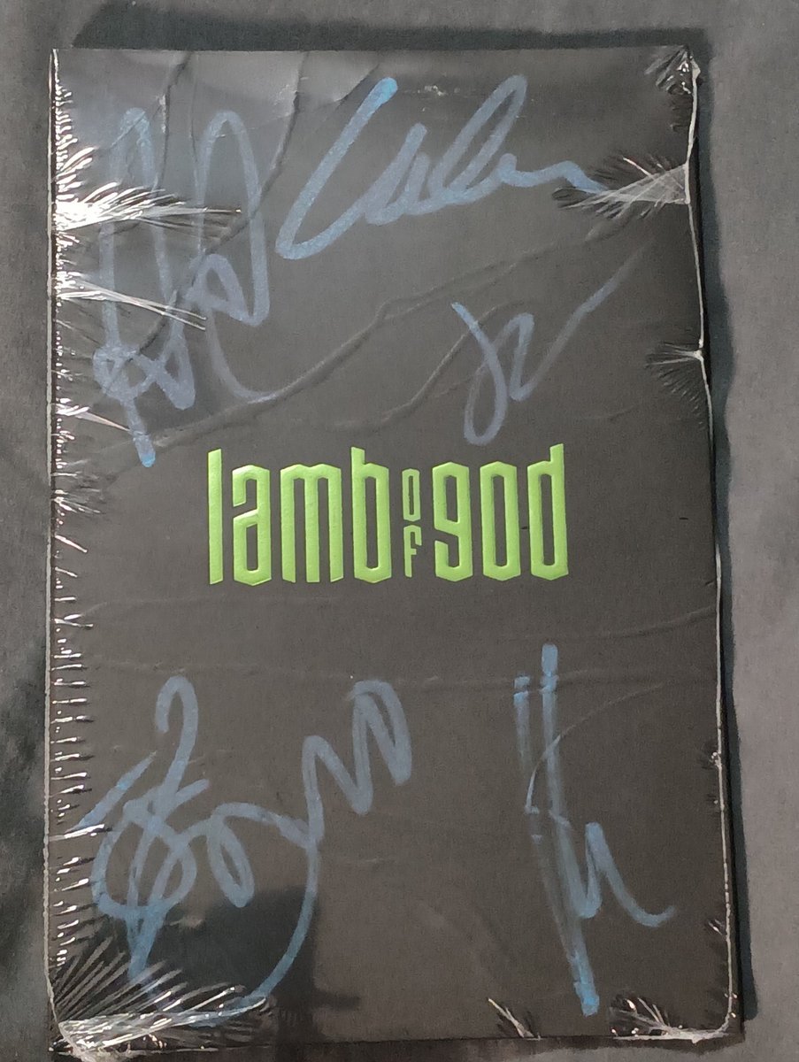 Lamb of God Into Oblivion Album Zine Signed By Band In Blue #457/799 COA Sealed