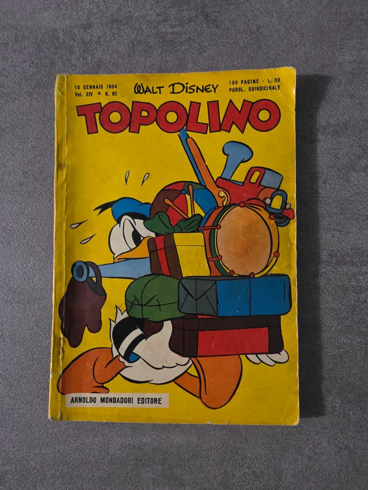 Topolino libretto n. 82 originale 1953