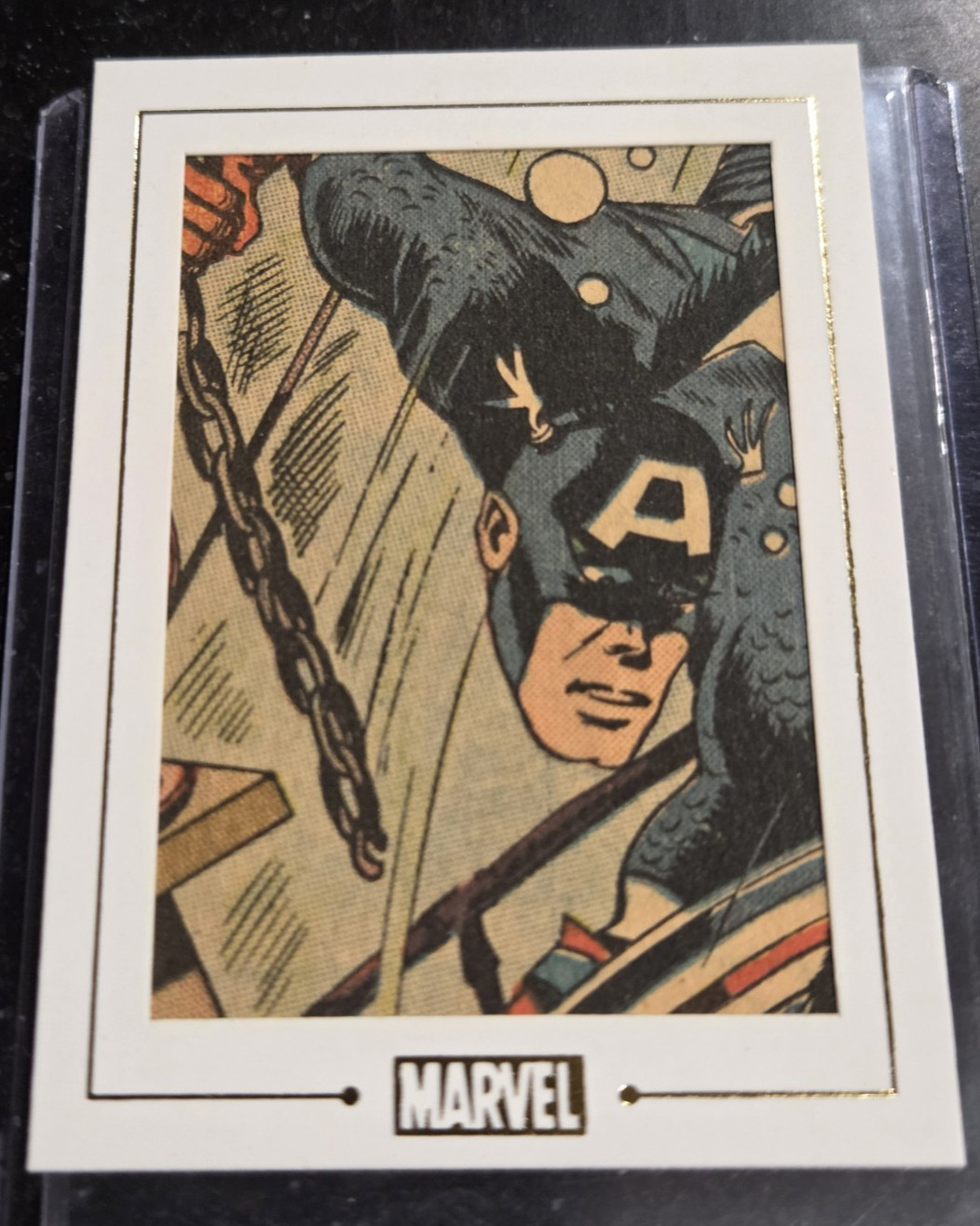2014 Marvel 75th Anniversary Golden Age Cut Fumetto Pannello GA5 Capitan America #44