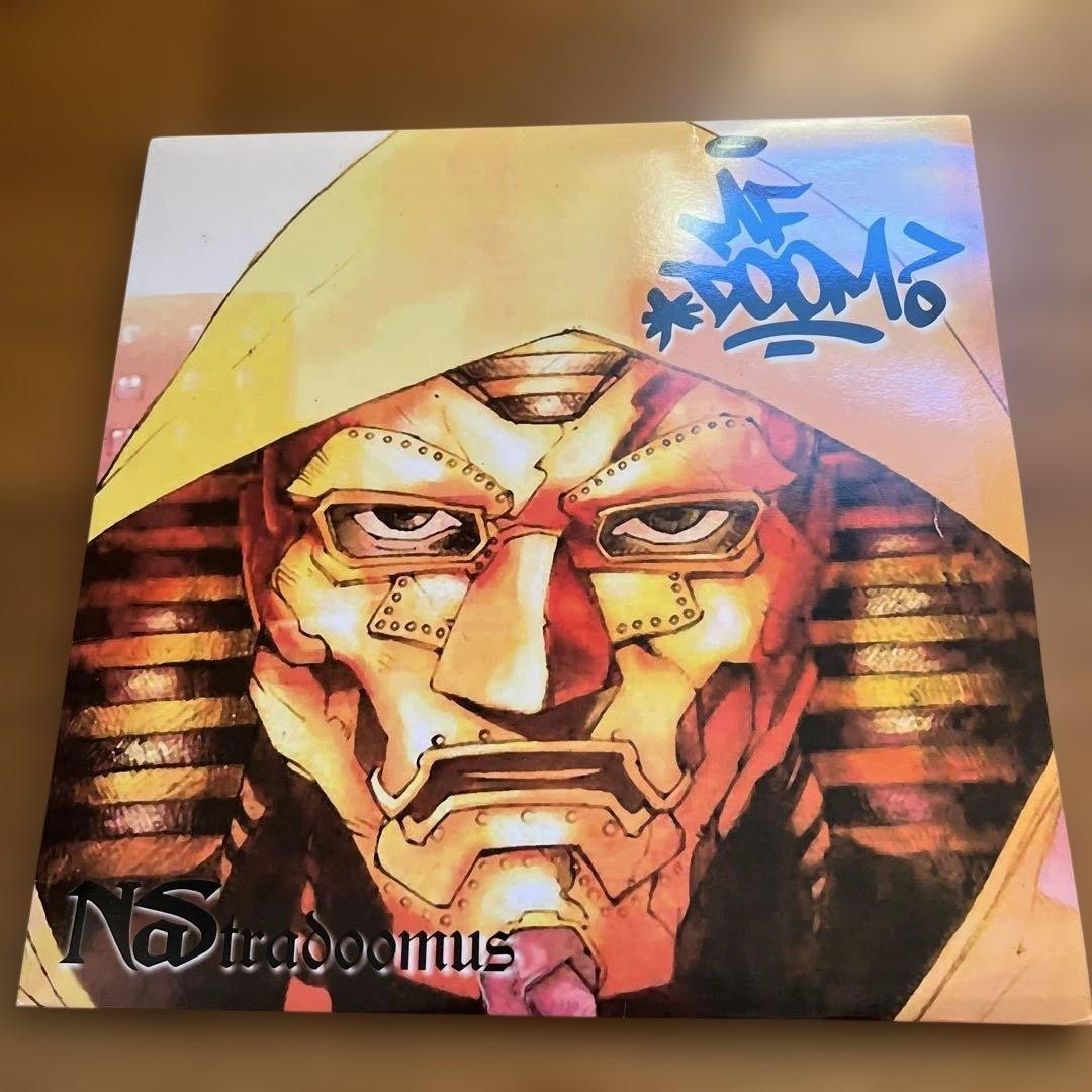 MF DOOM Nastradoomus LP Red Vinyl 33rpm Record, Producer MF DOOM, 2024 Edition