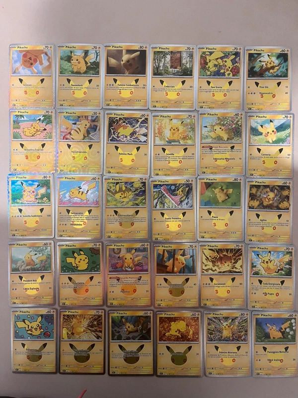 Pikachu trentesimo Pokemon