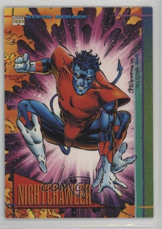 1993 SkyBox Marvel Universe Series IV Nightcrawler #42 1i1p