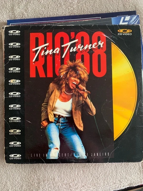 Laserdisc cd video  Tina Turner 88