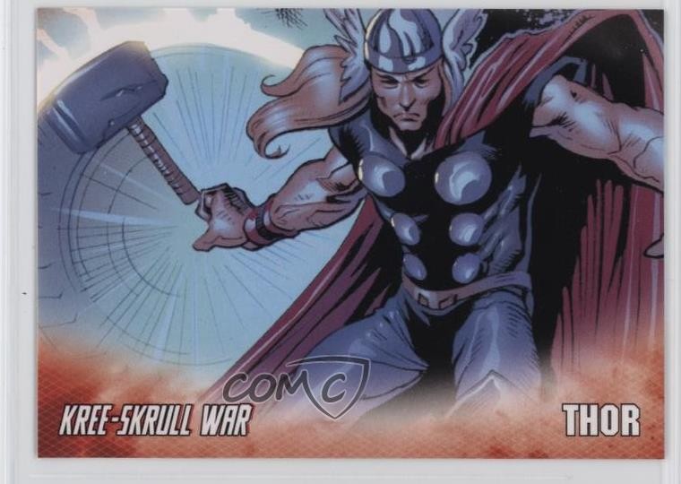 2011 Upper Deck Marvel The Avengers: Kree-Skrull Wars Characters Thor #8 0b6