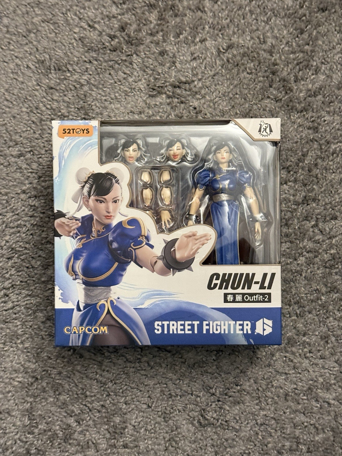 52Toys 1/12 Street Fighter 6 Chun-Li Outfit 2 venditore USA [scatola aperta]