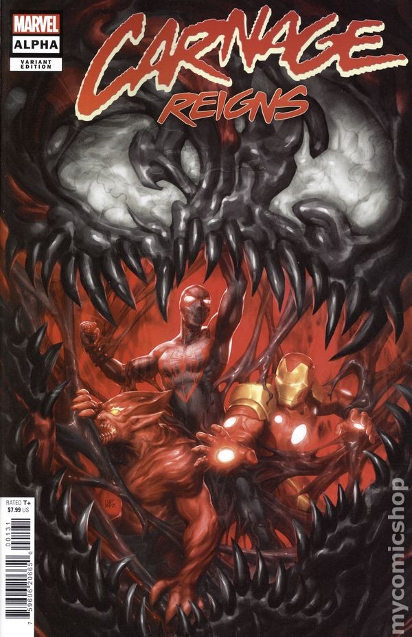 Carnage Reigns Alpha 1C VF 2023 immagine stock