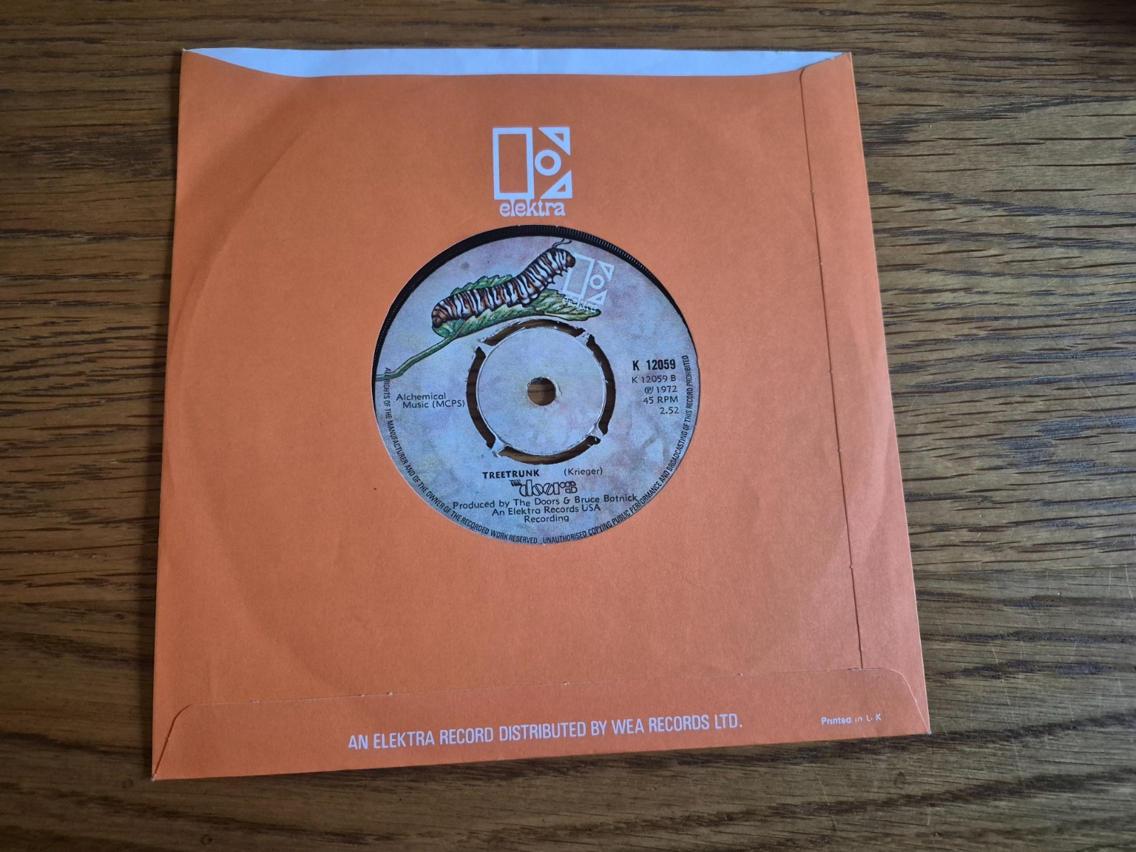 The Doors – Get Up And Dance 1972 7” Elektra K 12059 Psyche Rock