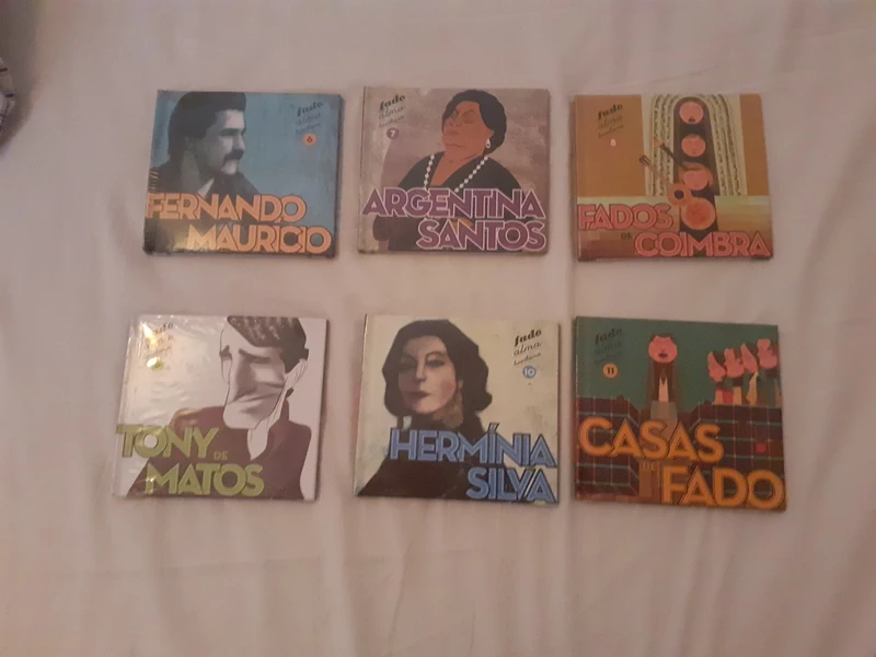 Conjunto de 6 CDS de Fado Selados