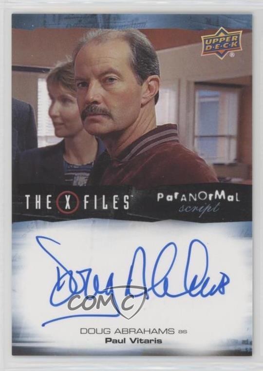 2023 The X-Files Monsters of Week Edition Doug Abrahams as Paul Vitaris Auto 0b3