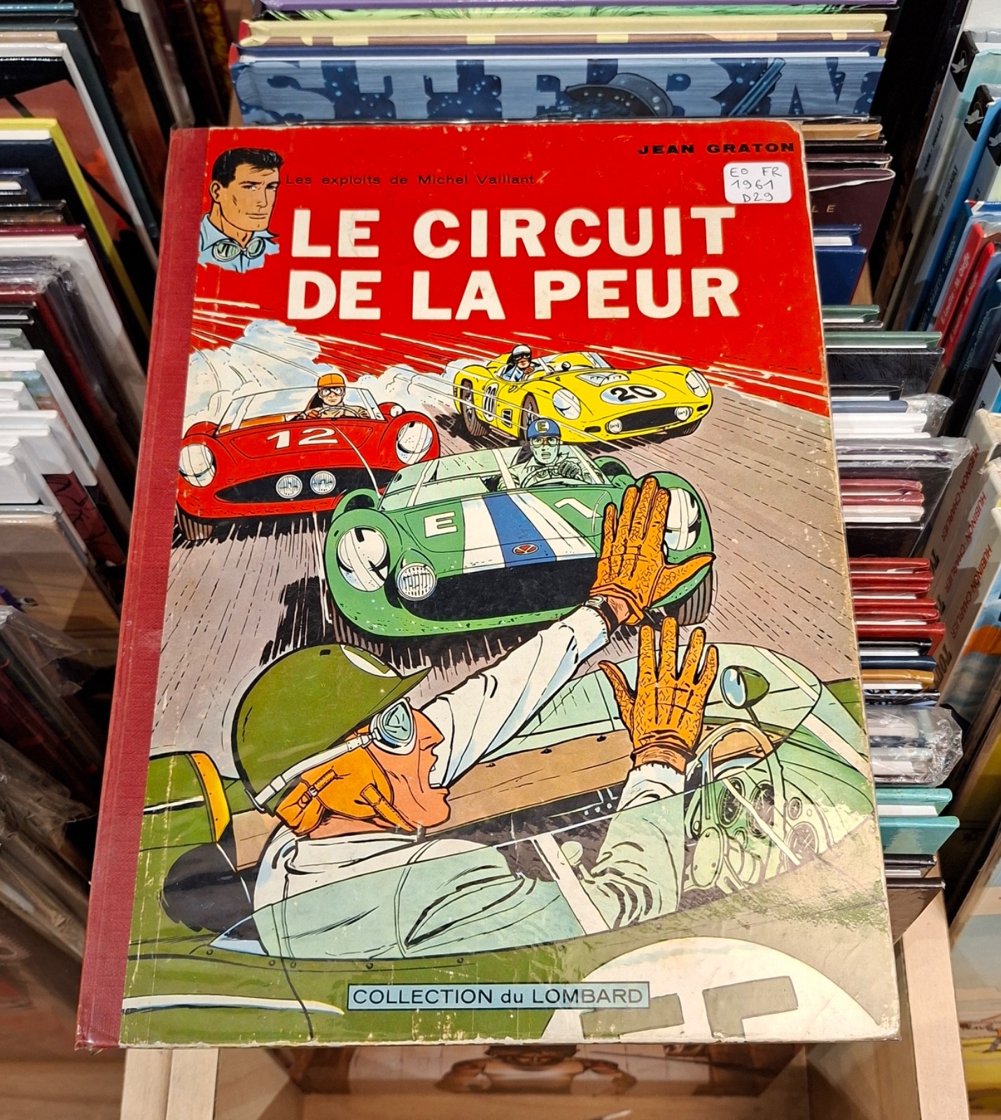 Michel Vaillant T.3 Le circuit de la Peur _ Collection Lombard /B29 Ed° 1961  BE