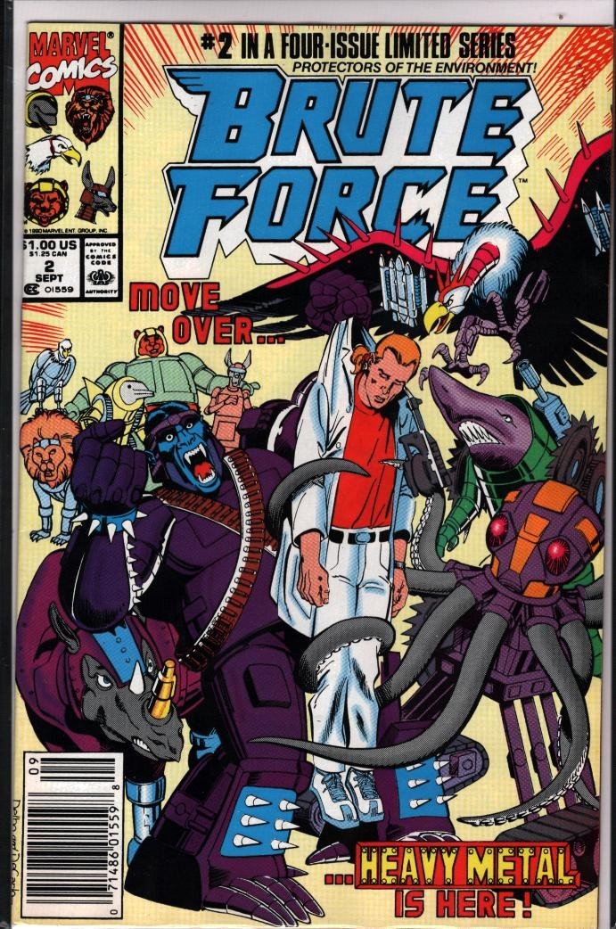 41324: MARVEL BRUTE FORCE #2 Grado quasi nuovo