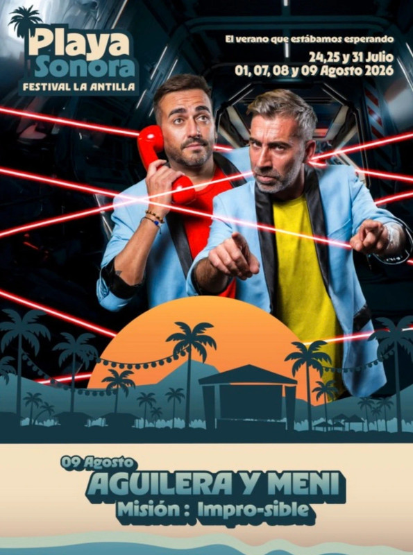 2 Póster Misión: Impro-Sible Aguilera y Mení