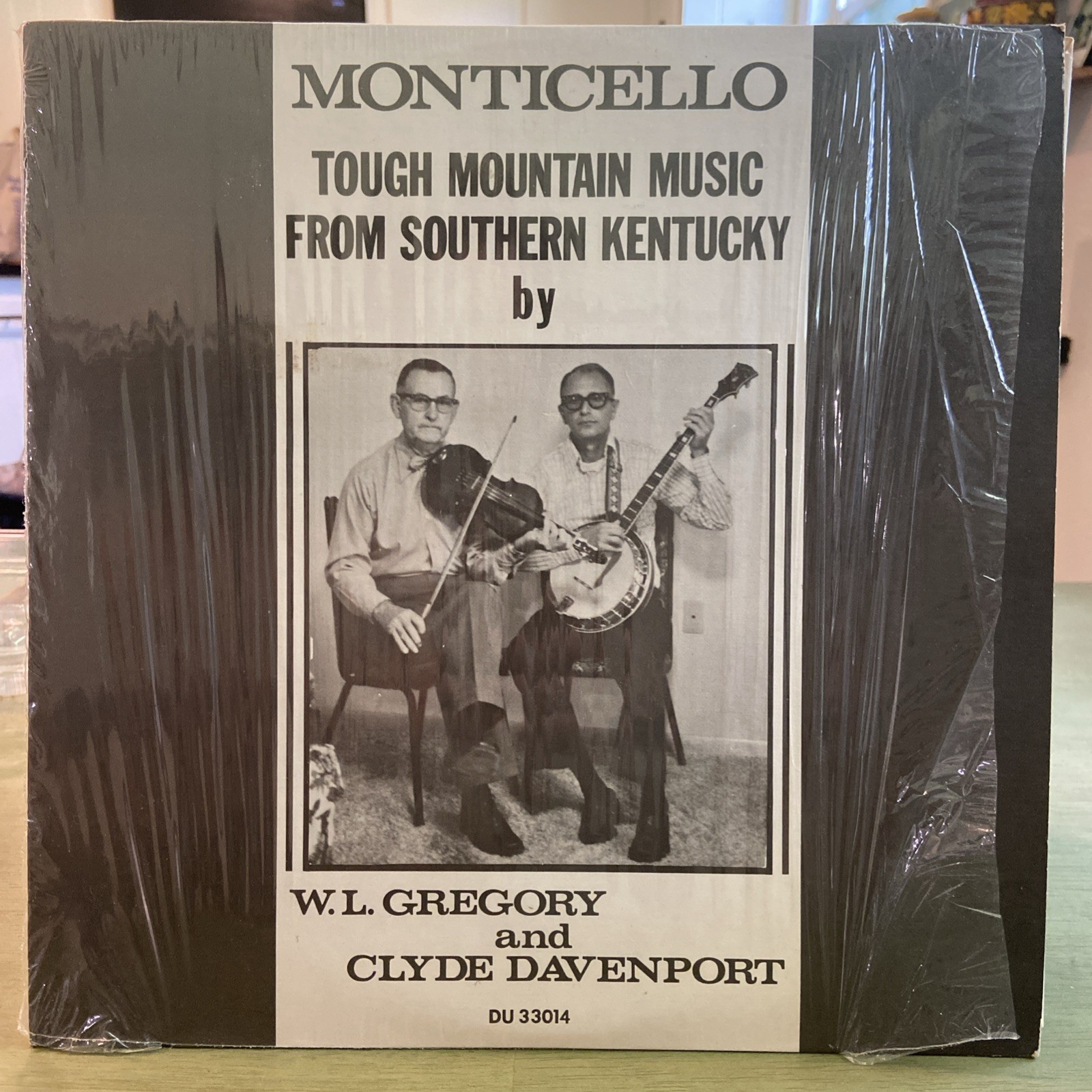 Monticello - Tough Mountain Music - W.L. Gregory & Clyde Davenport - VG+
