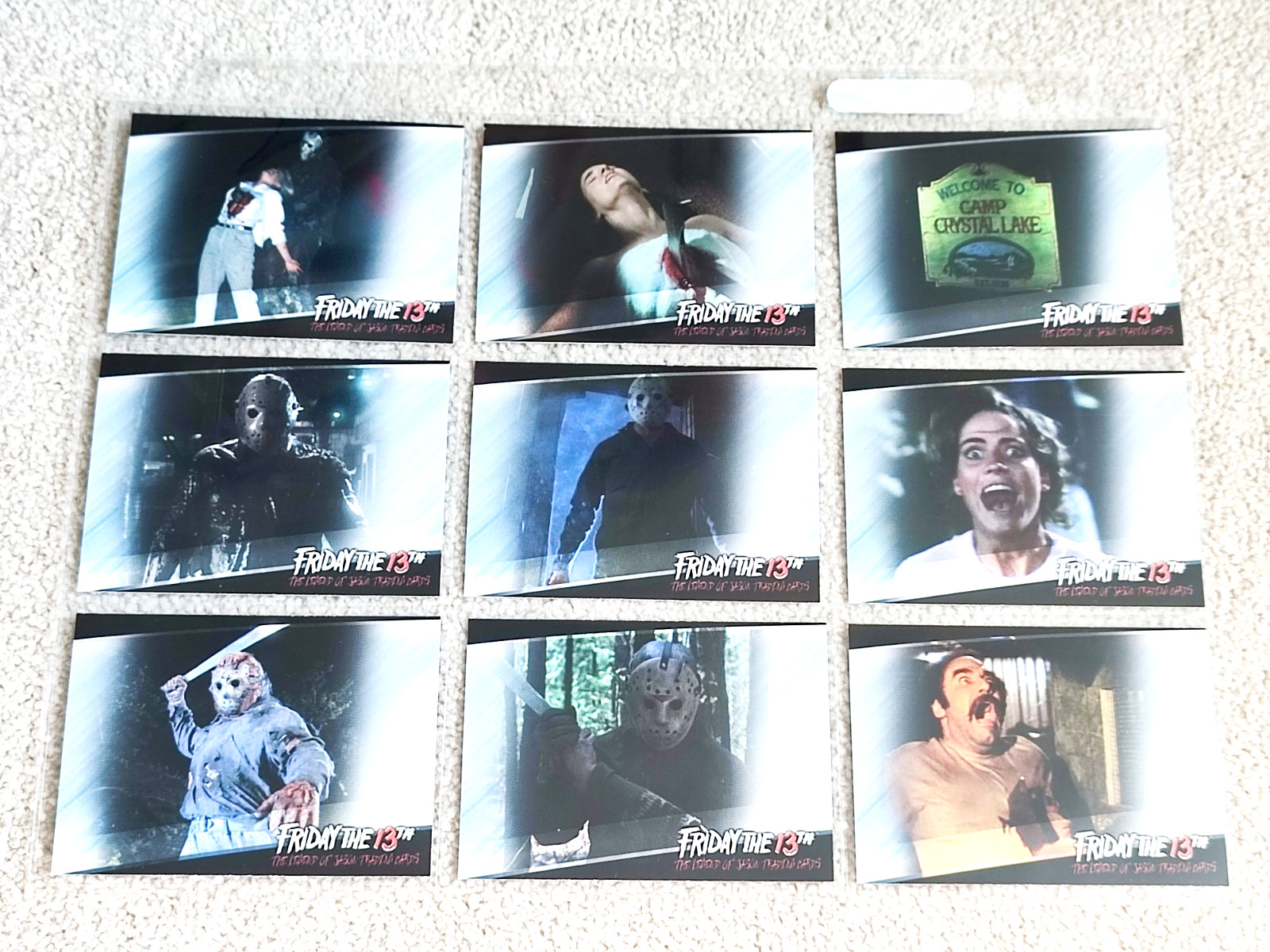 2003 CARDS INC TRADING CARDS FRIDAY THE 13TH LEGEND OF JASON - LTD EDT SET OF 9