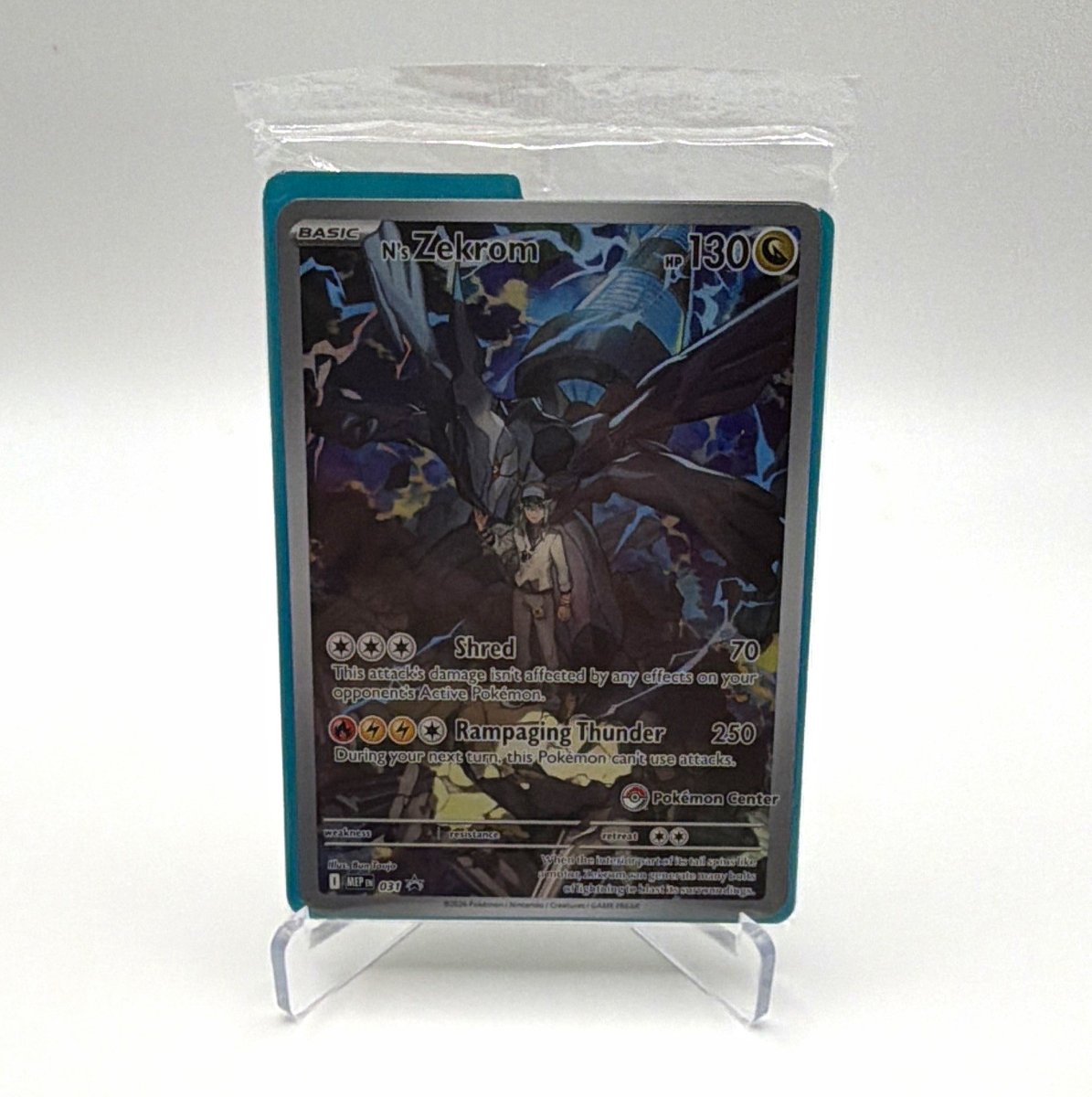 N's Zekrom 039 Mega Evolution—Ascended Heroes Promo Holo Basic HP 130 English