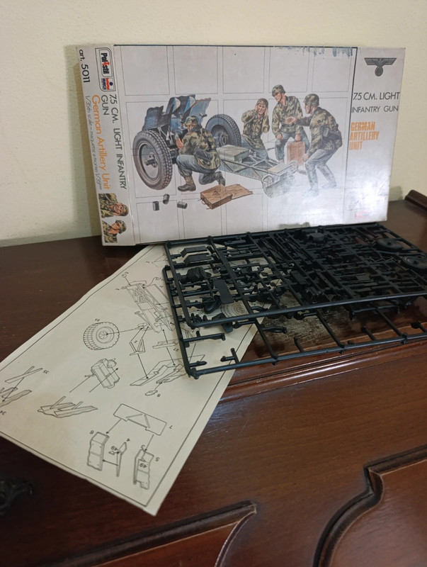 Modellino militare WWII – Artiglieria leggera tedesca (scala 1/35)