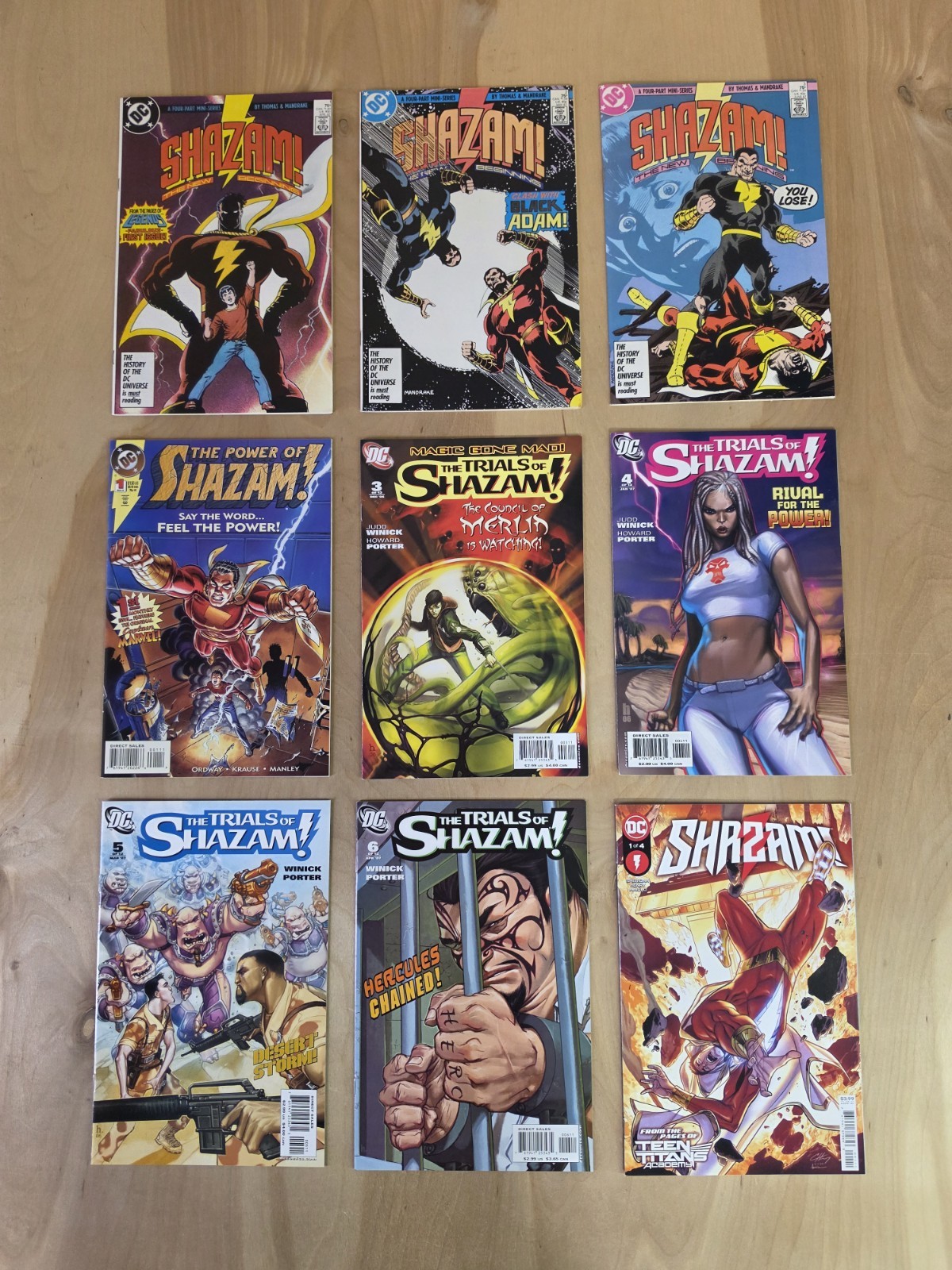 Lotto fumetti Shazam lotto misto 9 fumetti