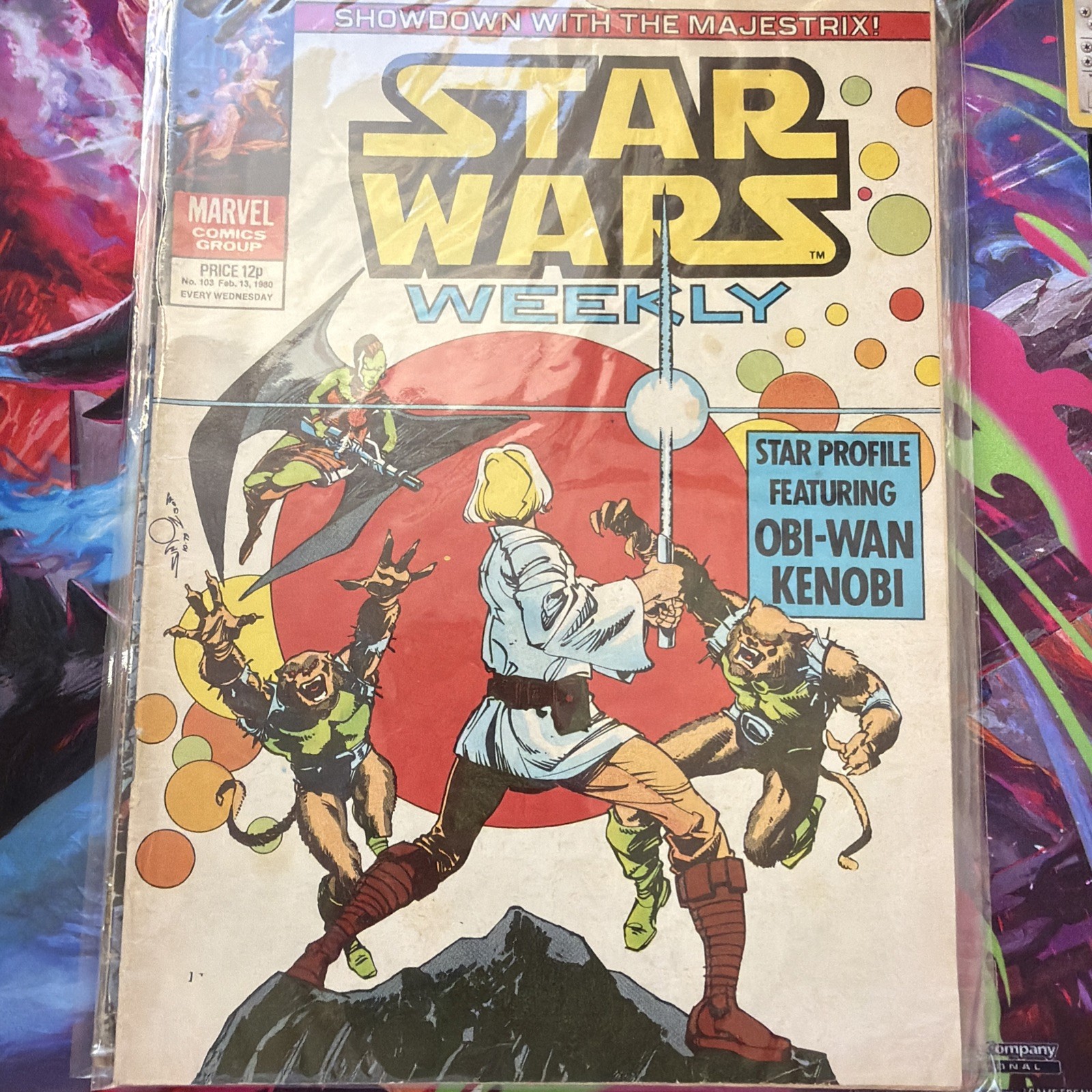 Marvel- Star Wars Weekly- Show Down The Majestix Ft Obi-Wan Kenobi- 1980