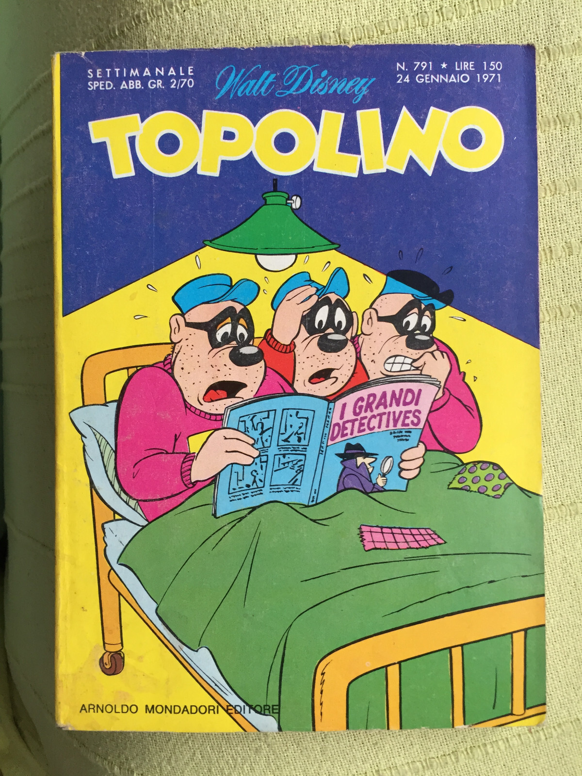 TOPOLINO N° 791 - 24 GENNAIO 1971, CON I BOLLINI. OTTIMO+