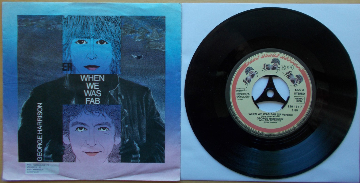 George HARRISON When We Was Fab★Zig Zag★Dark Horse 928 131-7