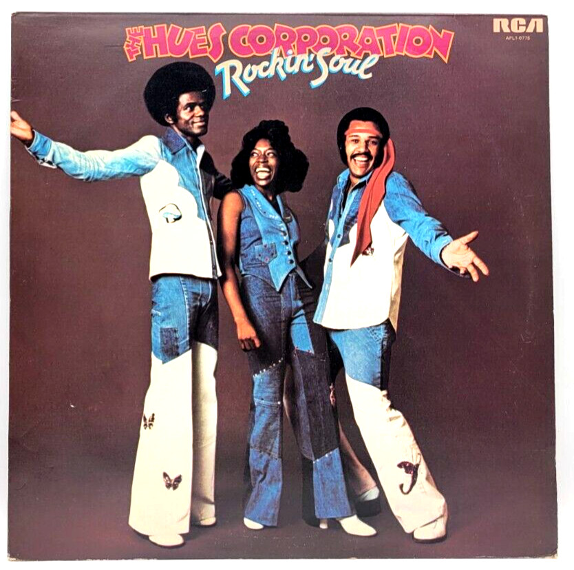 THE HUES CORPORATION - ROCKIN' SOUL - SOUL FUNK LP RECORD RCA
