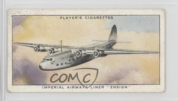 1936 Player's International Air Liners Tabacco Imperial Airways Liner Liahona 1md