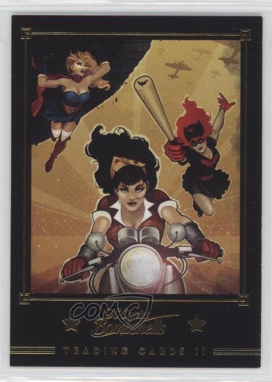 2018 DC Bombshells Series II New Covers Gold Deco Foil Comics Issue #33 #C8 d8k