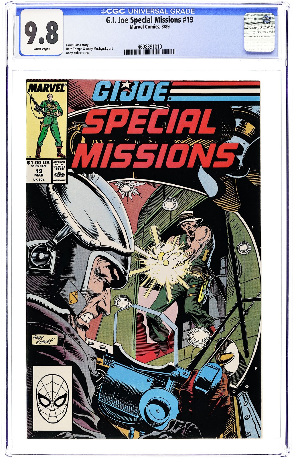 GI Joe Special Missions #19 CGC 9.8 1989 4698391010