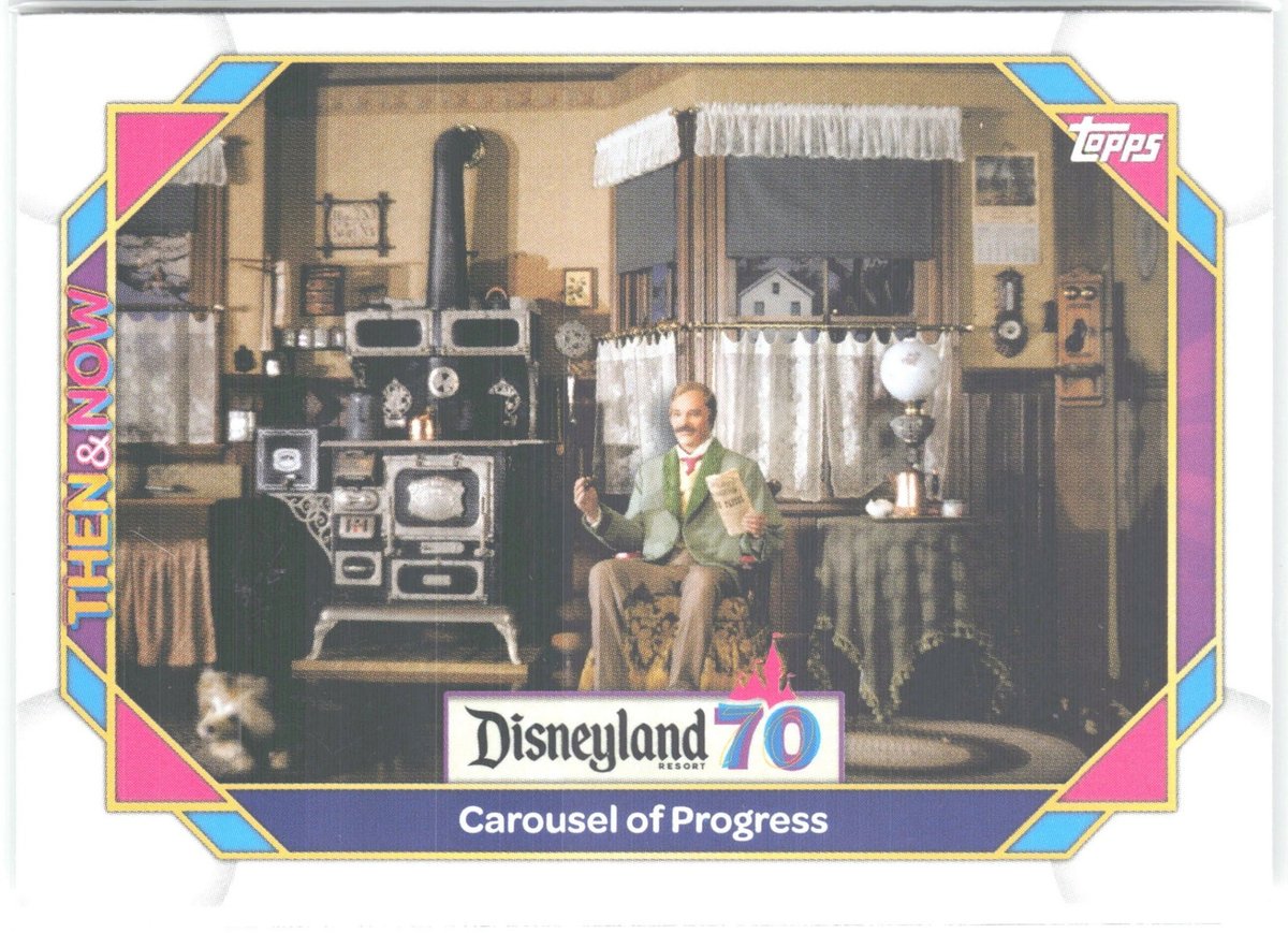 2025 Topps Disneyland 70° Anniversario #65 Giostra del Progresso
