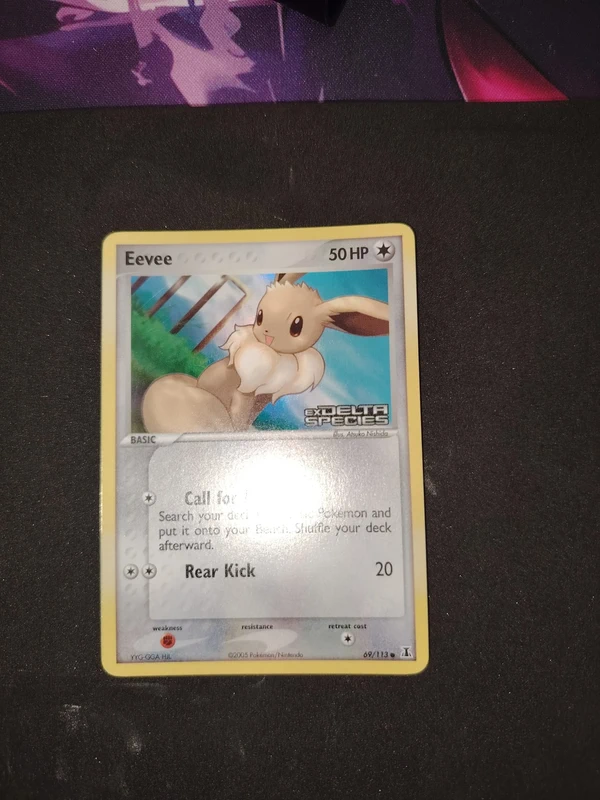 Pokémon Eevee 69/113 Ex Delta Species Stamped NM ENG