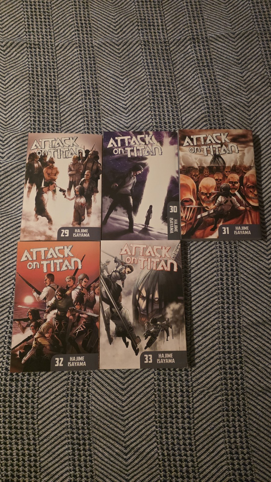 Attack on Titan Manga - Volume 29, 30, 31, 32, 33 