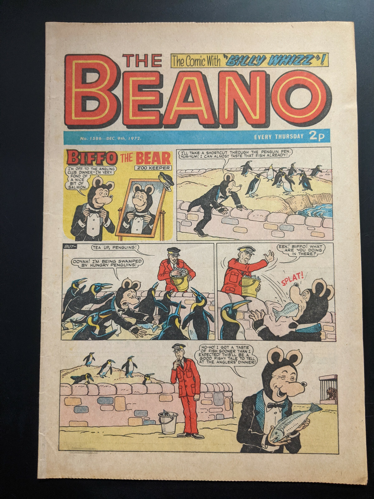 Beano Comic No 1586 December 9th 1972.