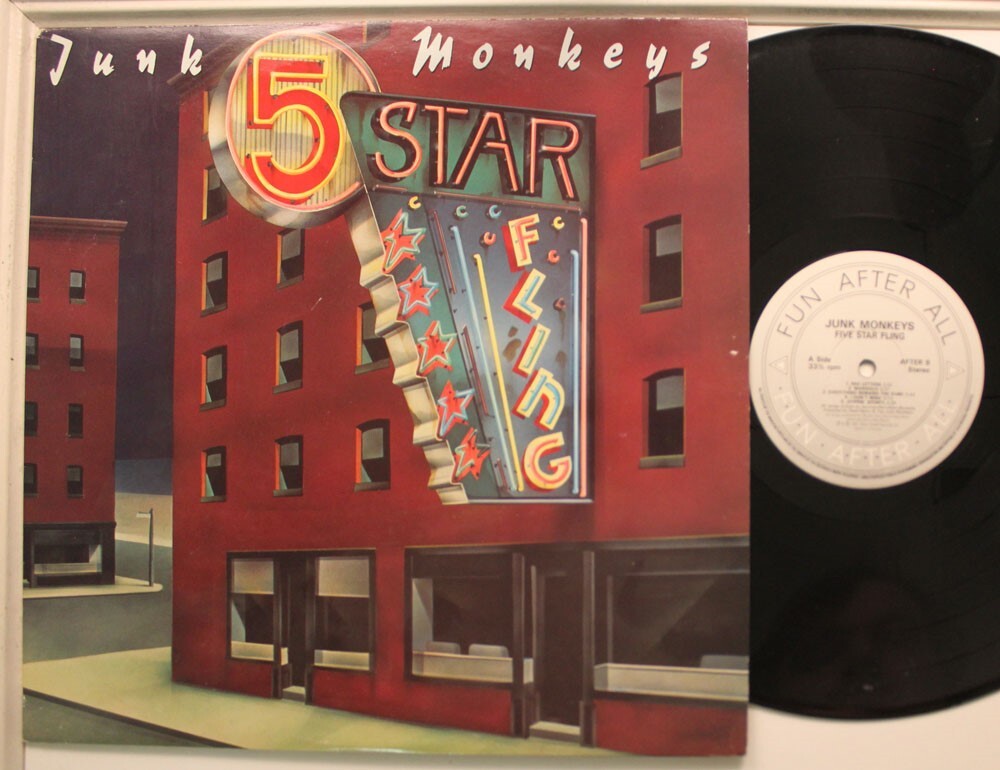 Junk Monkeys Lp 5 Stelle Fling On Dopo 9 - Vg+ O Meglio / Vg+ O Meglio