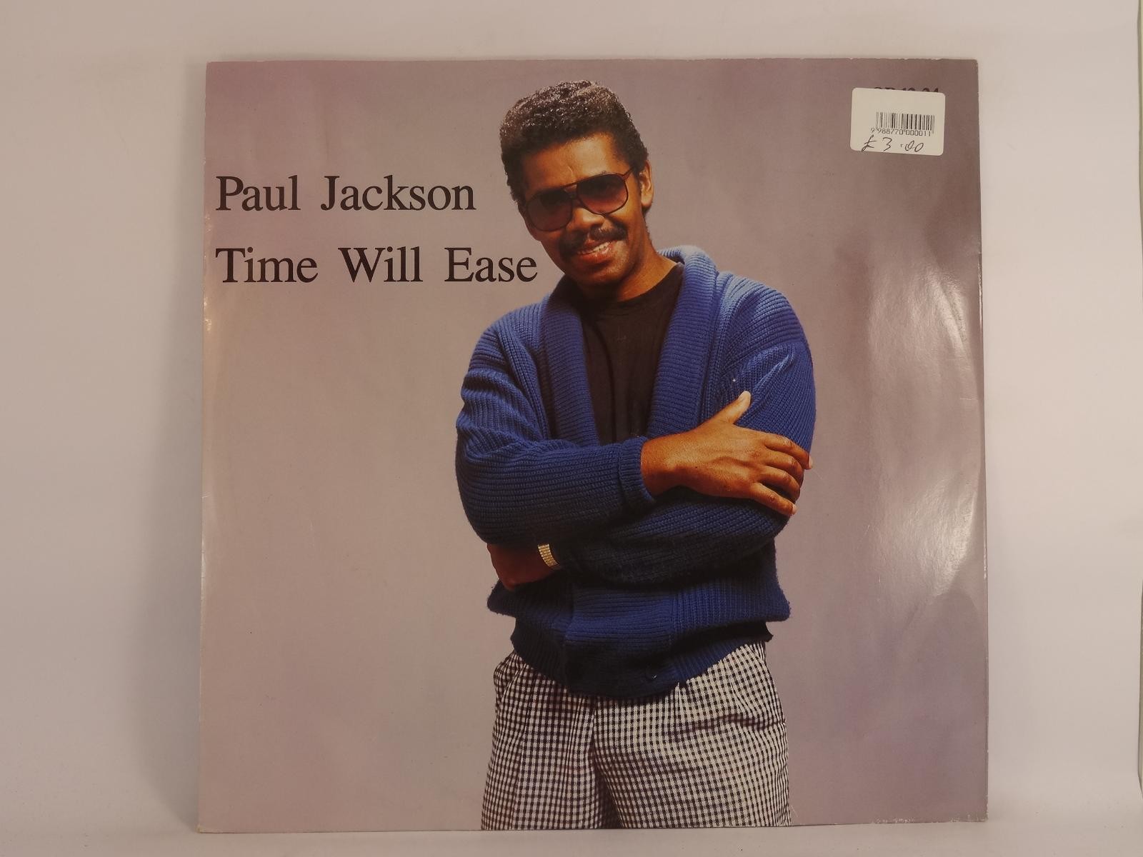 PAUL JACKSON TIME WILL EASE (193) 2 Track 12" Single including Picture Sleeve OR