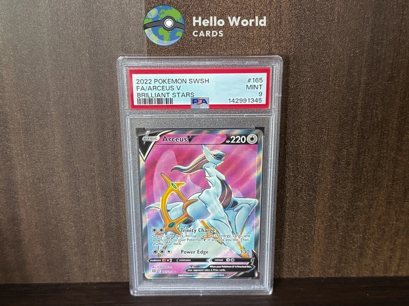 Arceus V Full Art 165/172 - PSA 9 - Brilliant Stars