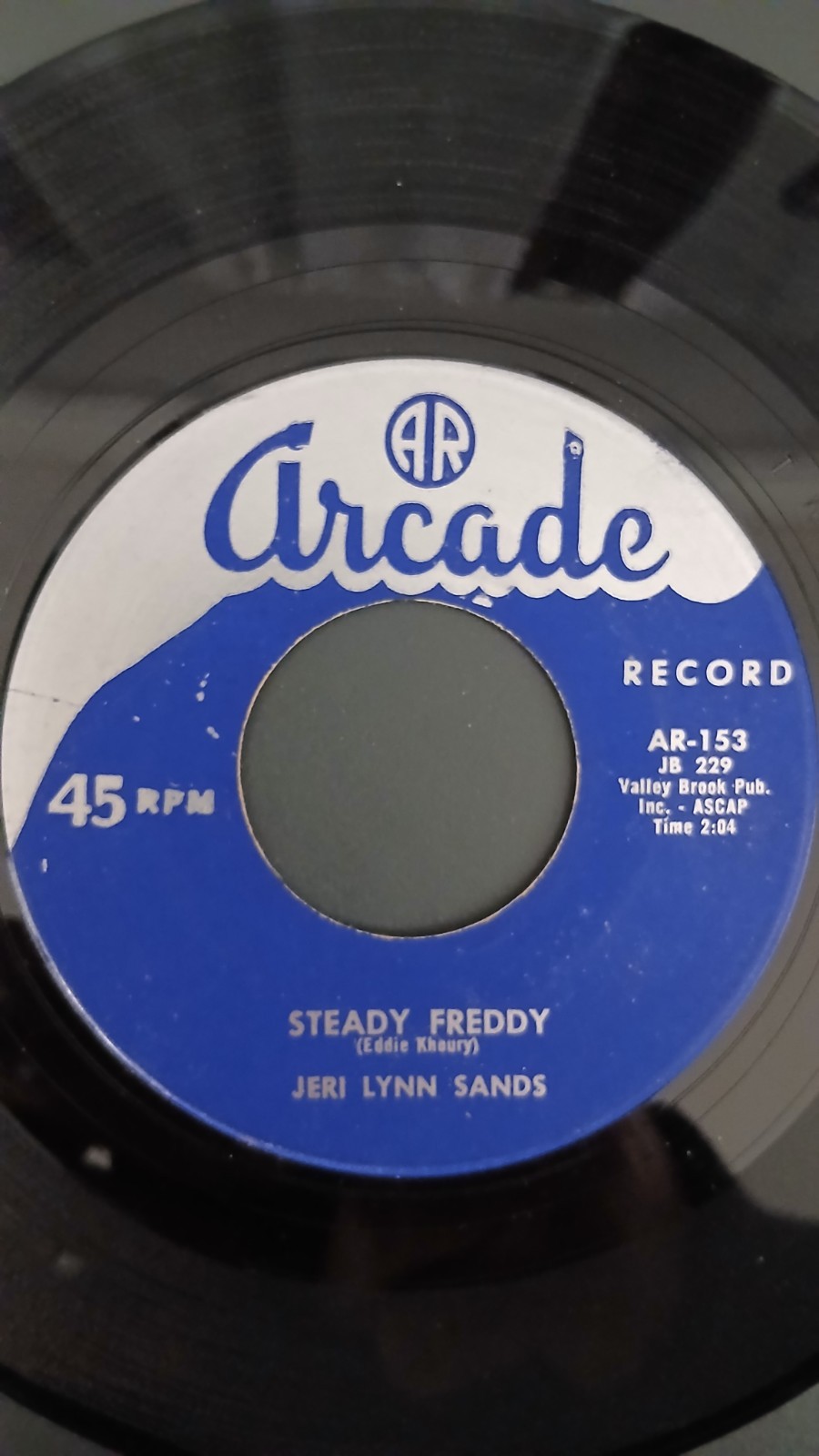 JERI LYNN SANDS Steady Freddy ARCADE 153 Original press  1959 Rockabilly 