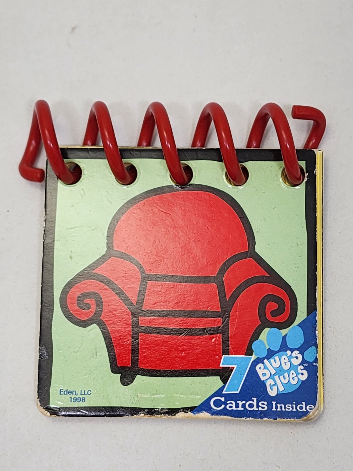 Notebook Blue’s Clues Nickelodeon Handy Dandy 3” 7 carte Eden 1998