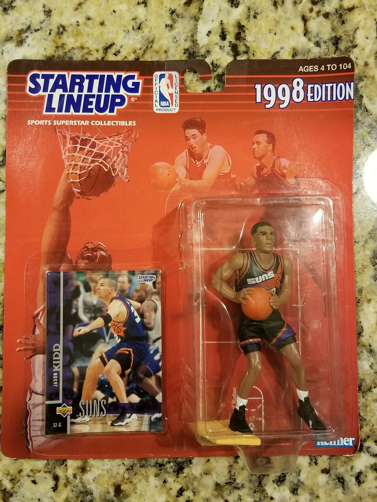 Jason Kidd 1998 Starting Lineup Figurine Phoenix Suns NBA Basketball Kenner New