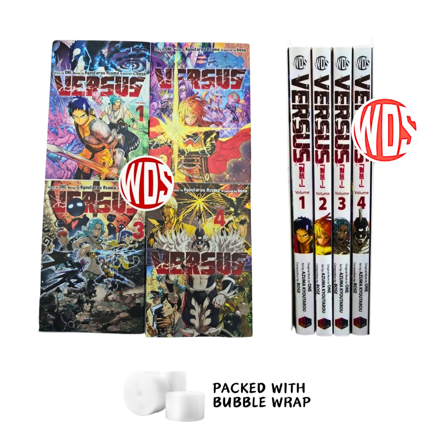 Versus vol. 1-4 manga versione inglese fumetto spedizione in tutto il mondo