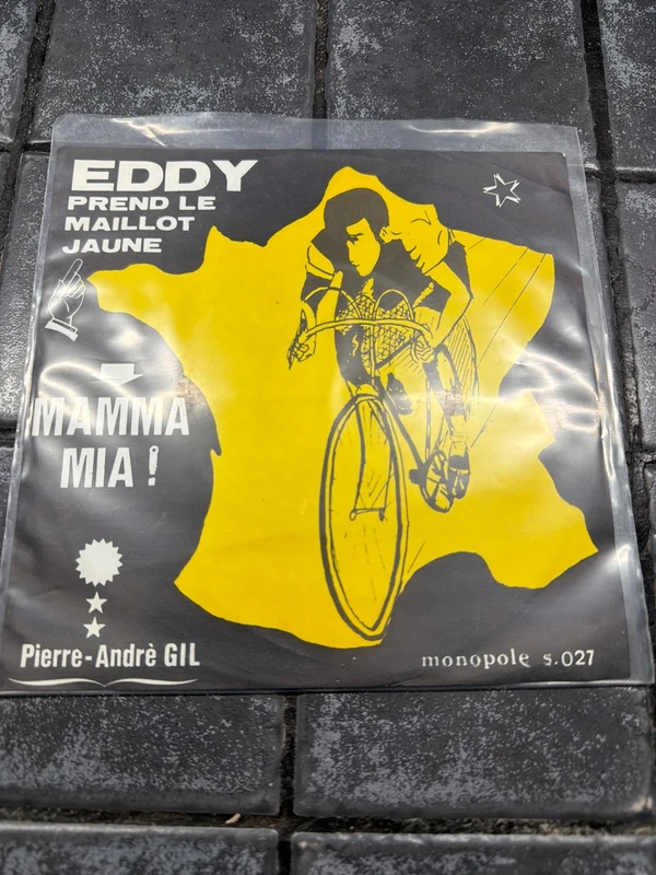 Eddy prend le maillot jaune