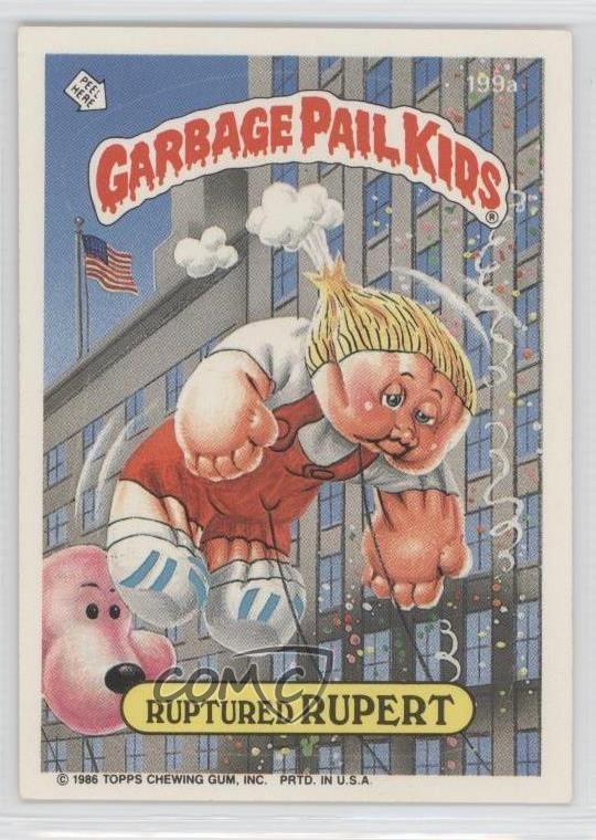 1986 Topps Garbage Pail Kids Series 5 Ruptured Rupert #199a 1s7
