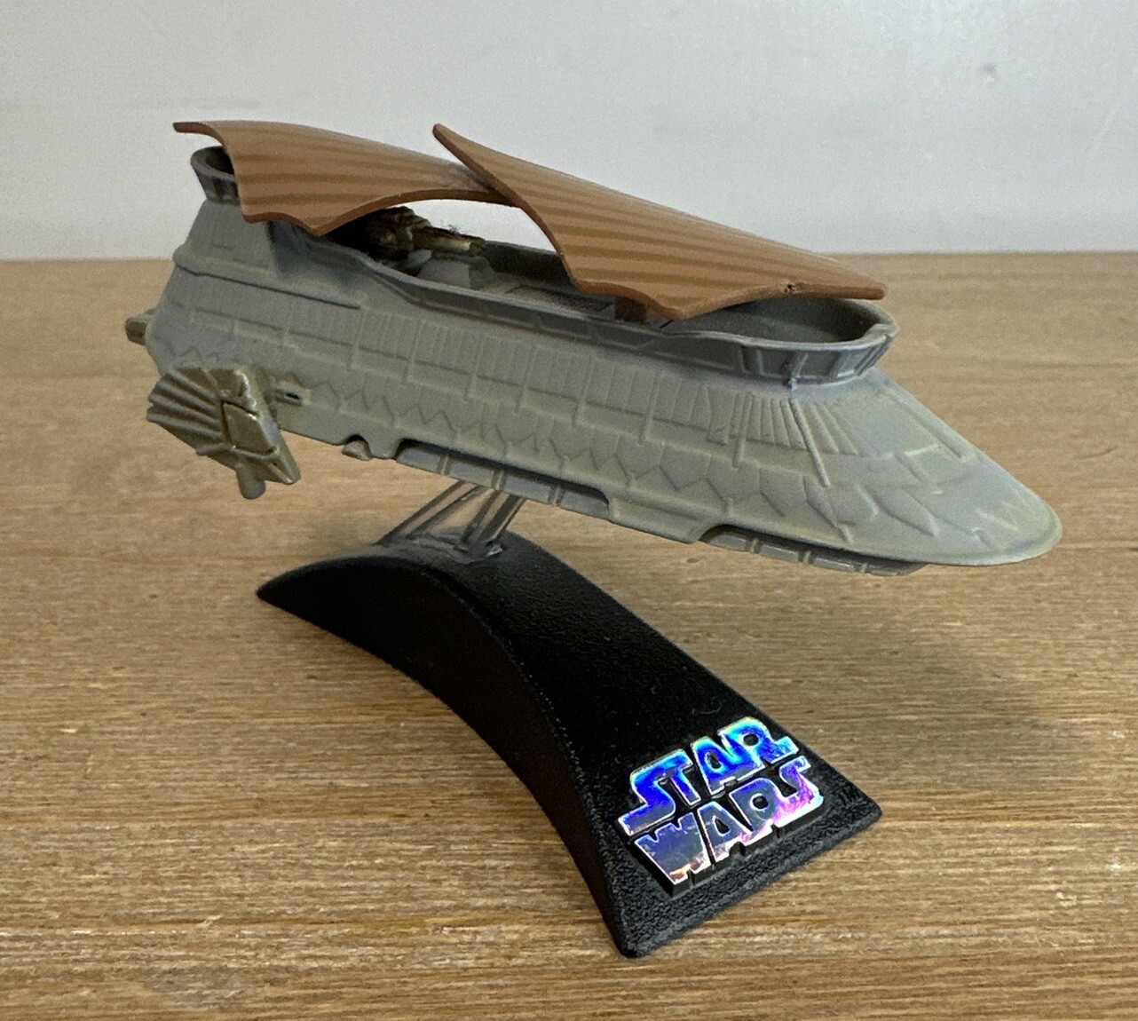 STAR WARS JABBA'S BARGE SERIE TITANIO PRESSOFUSO 2007 CON SUPPORTO