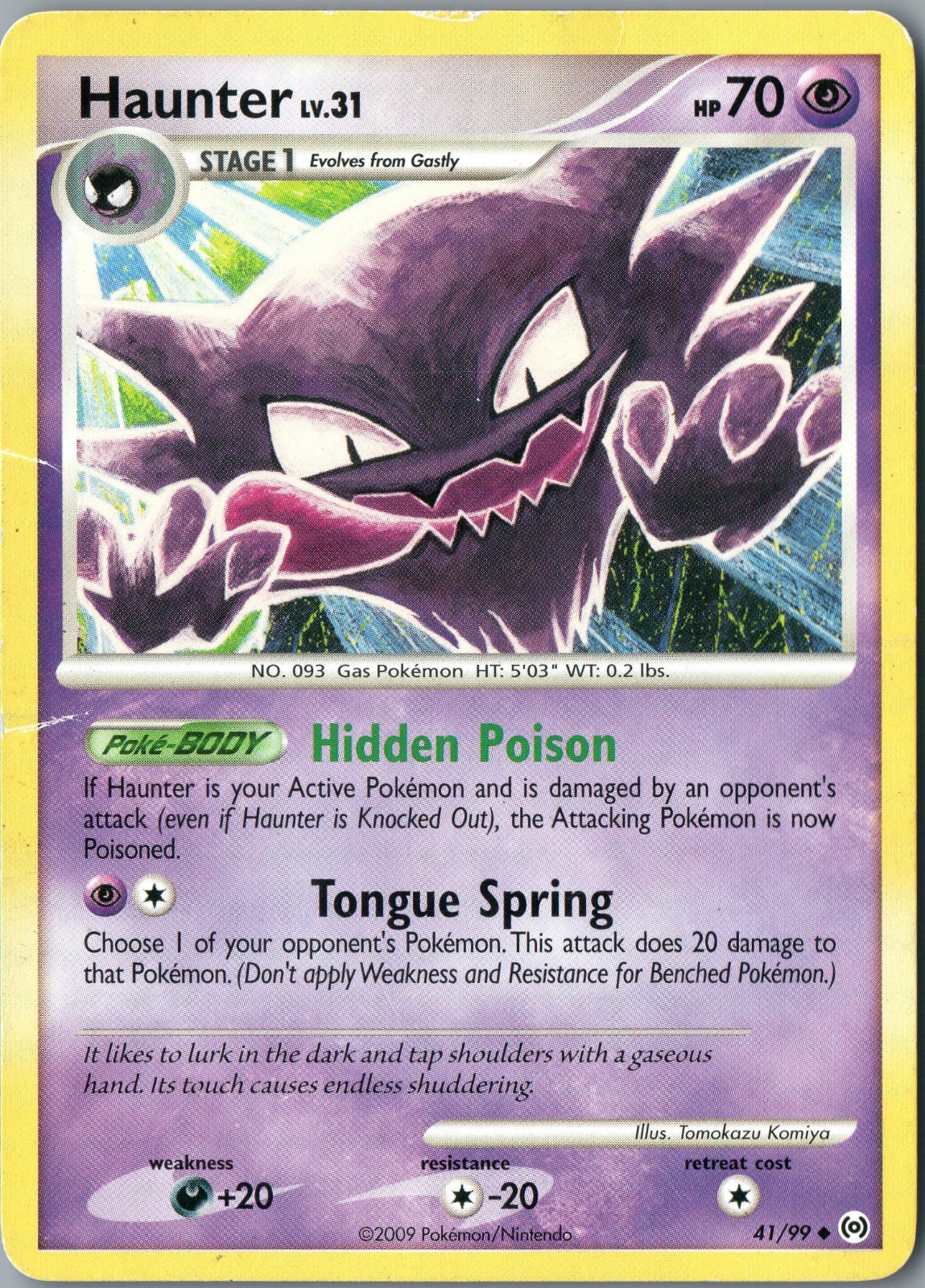 Haunter (41) Arceus non comune 41/99 MP - Pokemon
