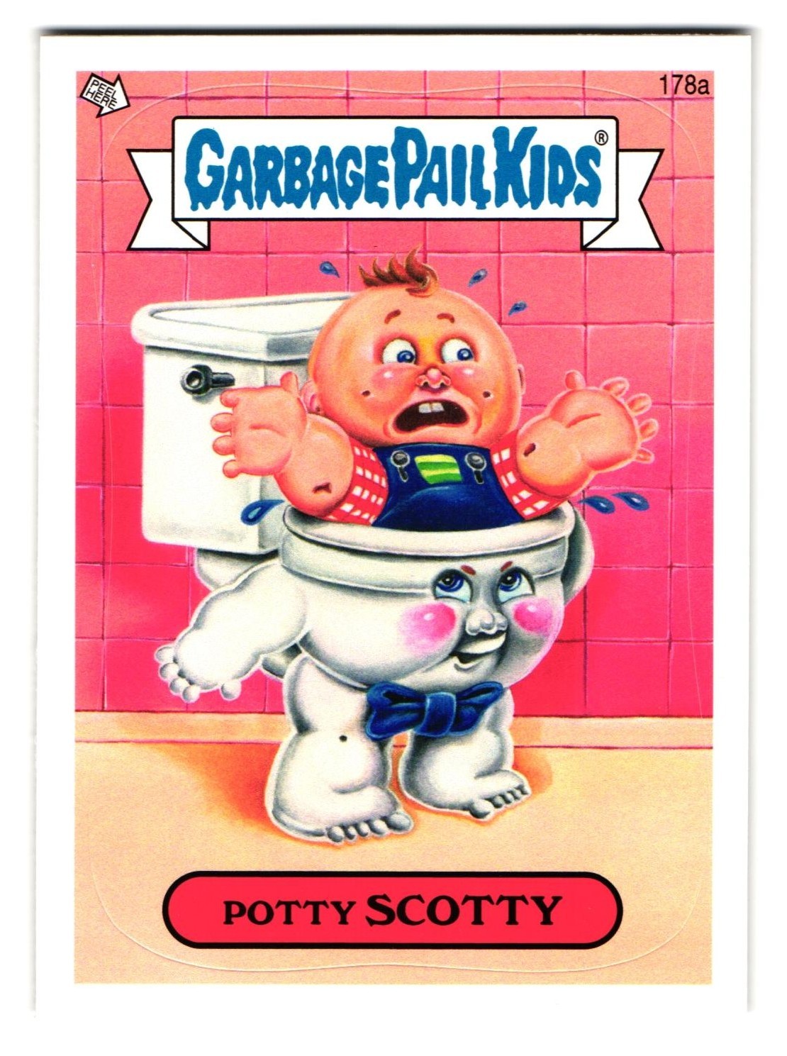 Toilet Potty SCOTTY GPK Garbage Pail Kids 2013 Brand-New Series 3 #178a