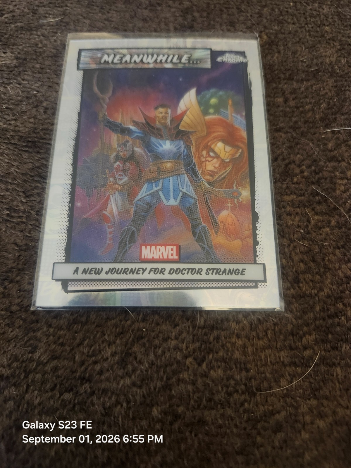 Marvel Trading Card Topps Chrome Nel frattempo Doctor Strange