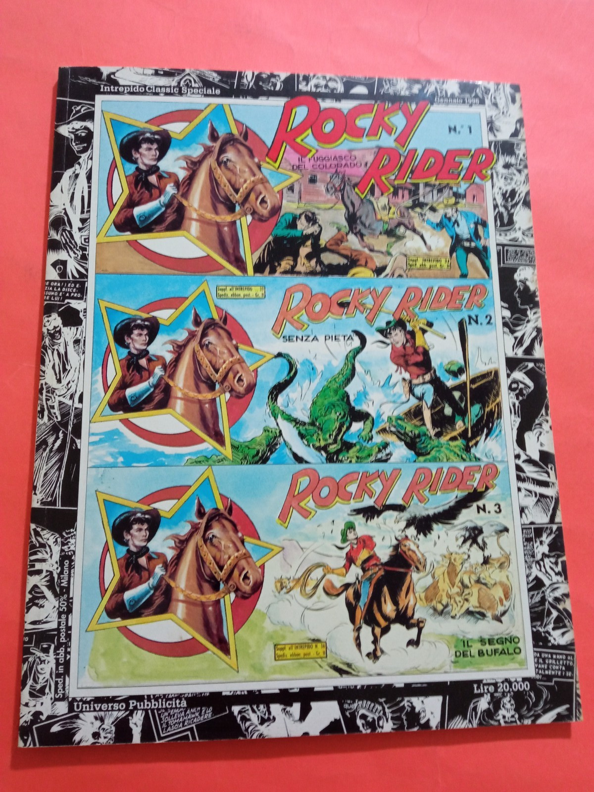 INTREPIDO CLASSIC 18 ED. UNIVERSO-ROCKY RIDER 1 IL FUGGIASCO DEL COLORADO OTTIMO