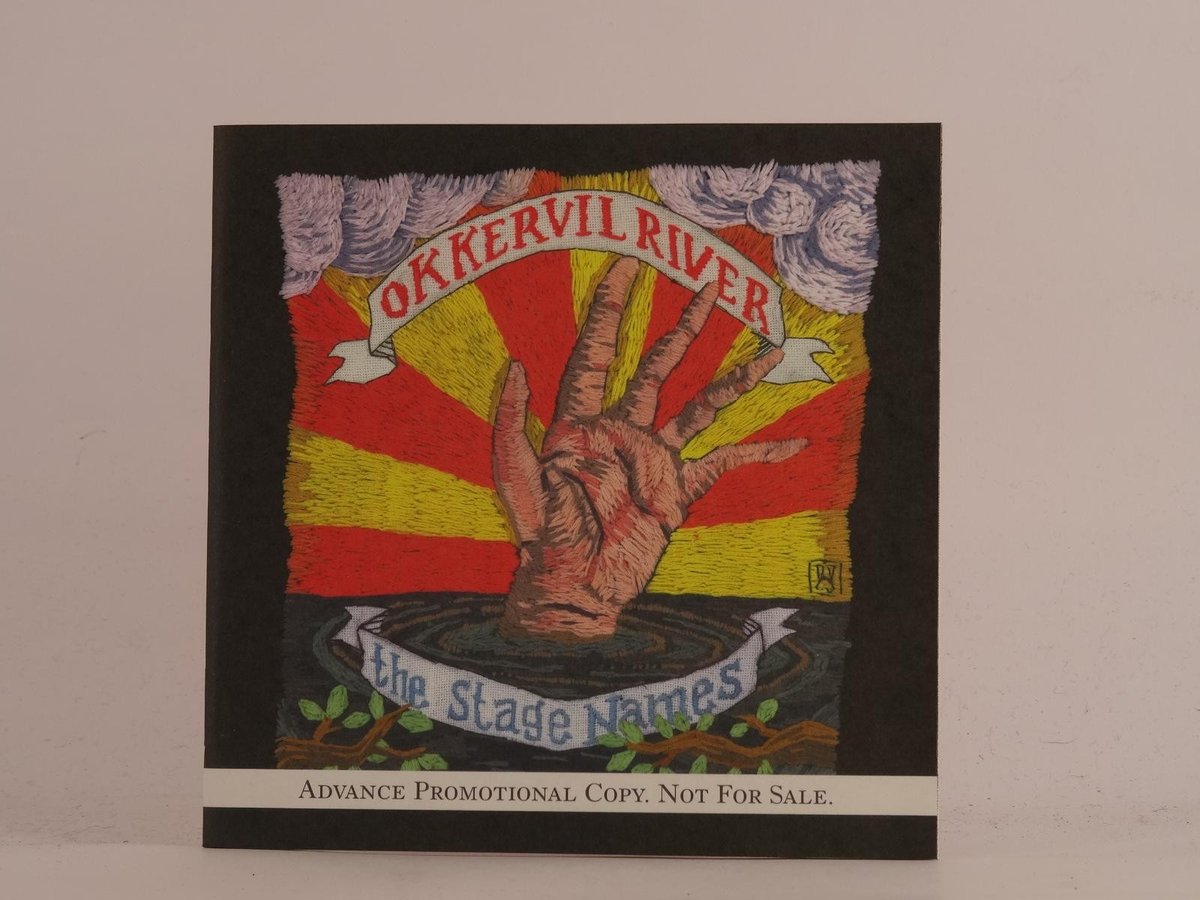 OKKERVIL RIVER THE STAGE NAMES (495) 9 Track Promo CD Album plus Picture Sleeve 